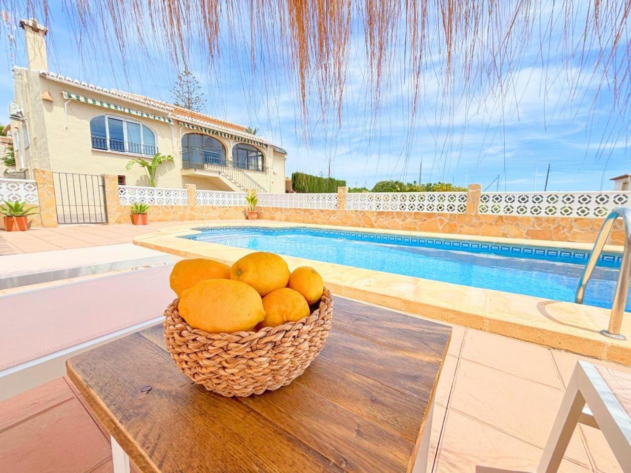 Villa Mediterranea Con Piscina Privada Хавеа Экстерьер фото