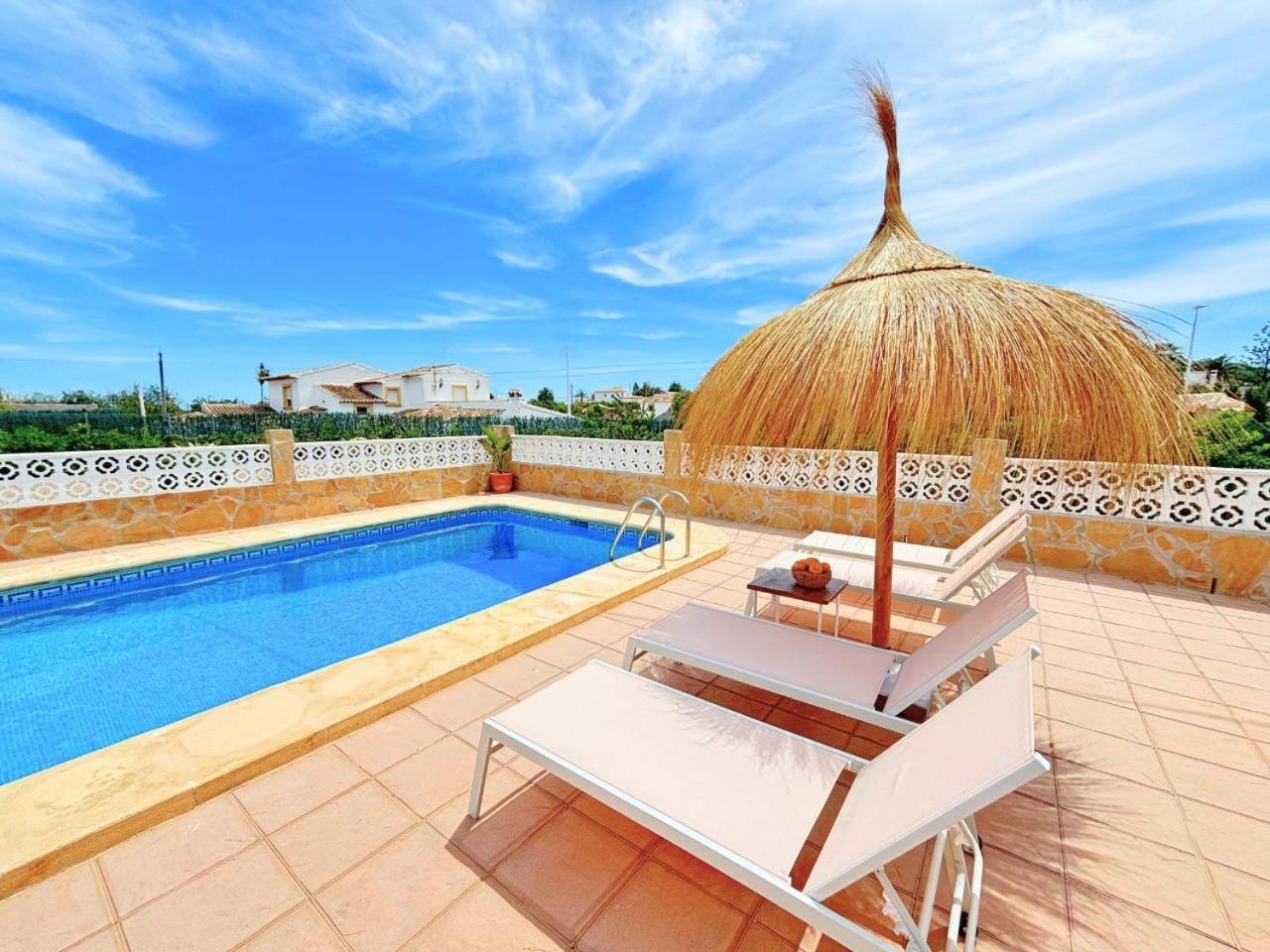 Villa Mediterranea Con Piscina Privada Хавеа Экстерьер фото