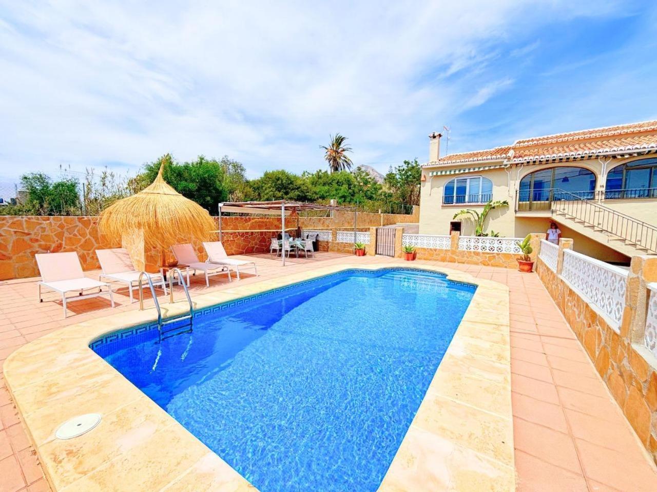 Villa Mediterranea Con Piscina Privada Хавеа Экстерьер фото